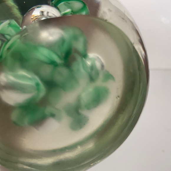 VINTAGE MCM JAPANESE ART GLASS TULIP VASE MILLEFIORI PAPERWEIGHT VASE - Picture 4 of 5